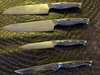 Set aus 4 hochwertigen Messern aus Damaststahl